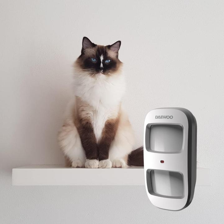 Image du produit Daewoo Alarme sans fil compatible animaux, wifi/GSM, sirène extérieure, 2 caméras, Alexa et Google Home