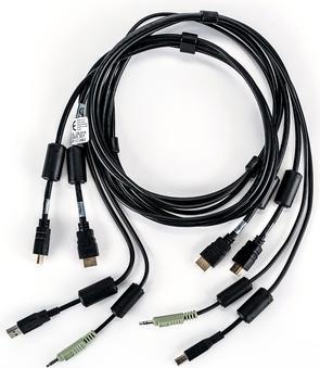 Image du produit Vertiv HDMI (Typ A) — 3.5mm | USB A| USB B