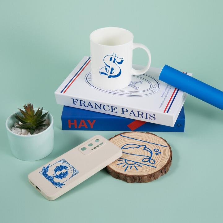 Produktbild Loklik Permanent Adhesive Vinyl Stencil - Light Blue