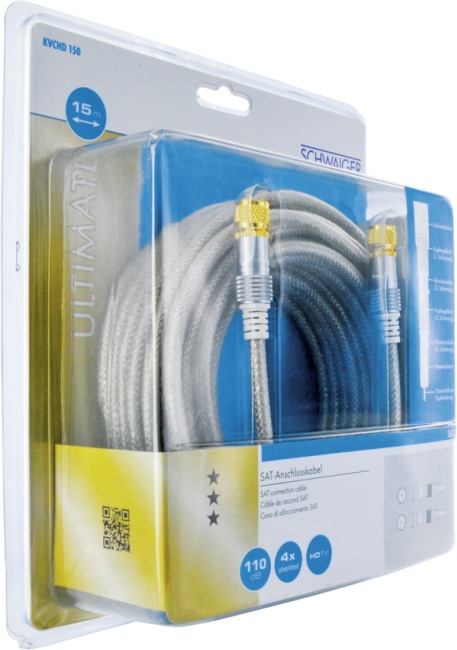 Produktbild Schwaiger SAT Anschlusskabel 110 dB (110 dB, Antennenkabel)
