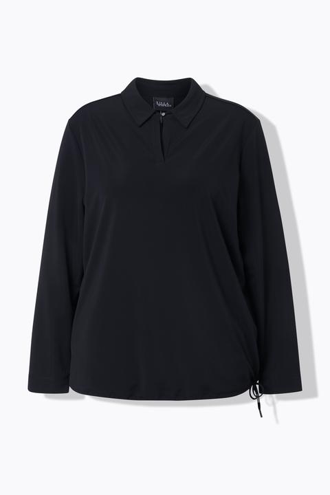 Actual product image Ulla Popken Elastic Hem Long Sleeve Blouse (54)