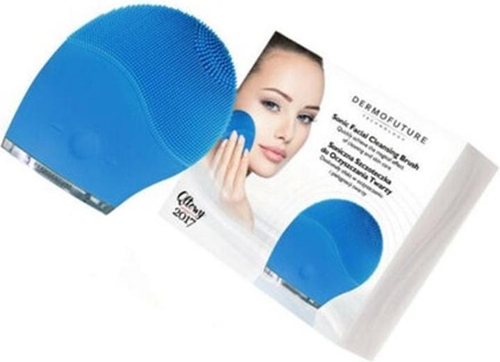 DermoFuture DERMOFUTURE Sonic Facial Cleansing Brush szczoteczka soniczna do oczyszczania twarzy niebieska