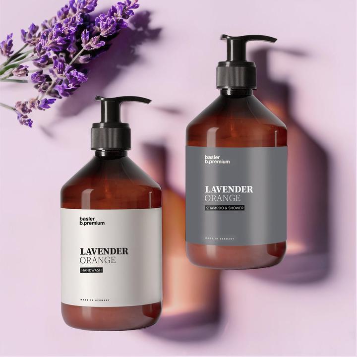 Actual product image Basler Lavender Orange Shampoo & Shower (500 ml, Liquid shampoo)