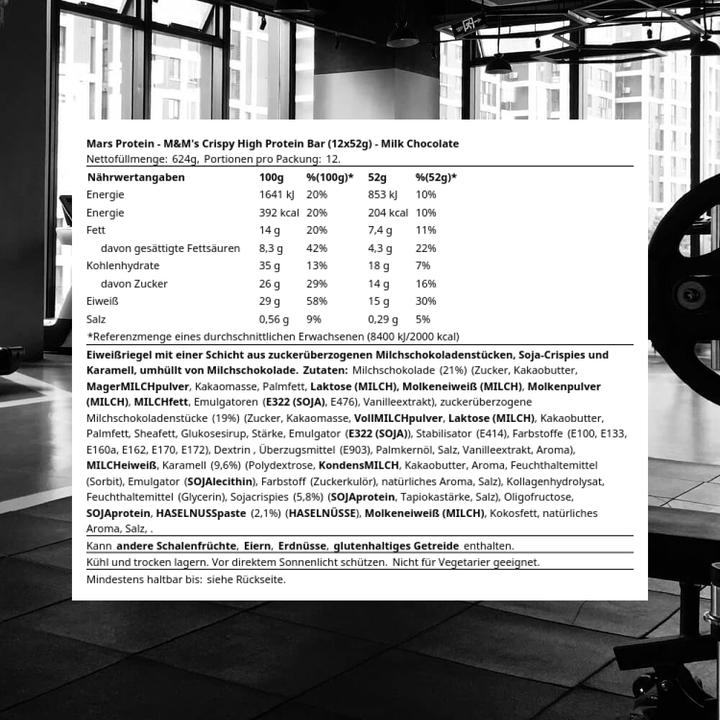 Produktbild M & M's Hi Protein (12 Stk., 624 g)