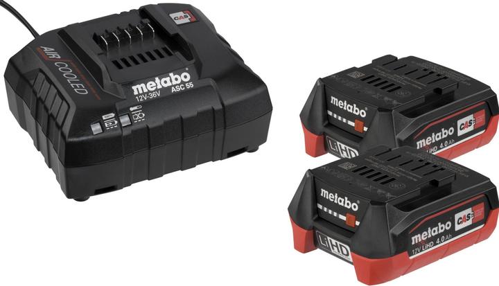 Image du produit Metabo PowerMaxx BS 12 BL (2x 4, 2x 4,0Ah (Perceuse-visseuse)