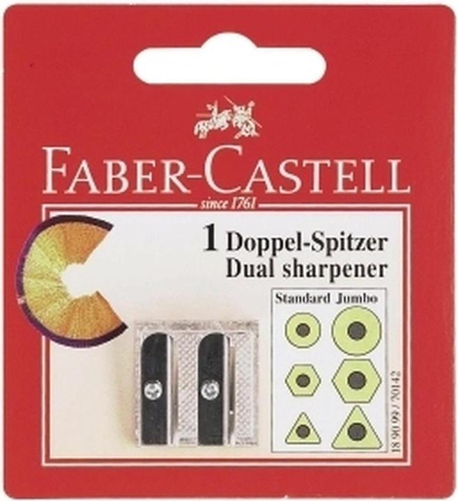 Produktbild Faber-Castell Metalldoppelspitzer Blisterkarte