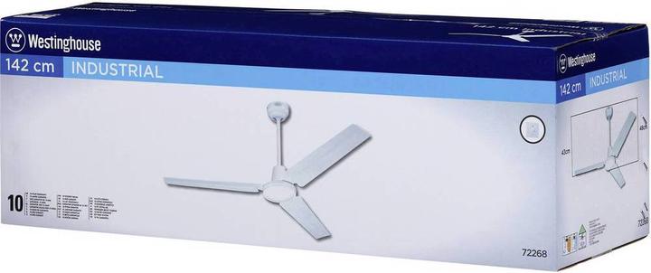 Produktbild Westinghouse Deckenventilator Industrial 142 cm Weiss (58 dB)