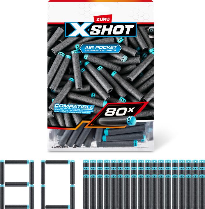 Produktbild Xshot X-SHOT-EXCEL-DART REFILL (80 PCS),S1,FOI