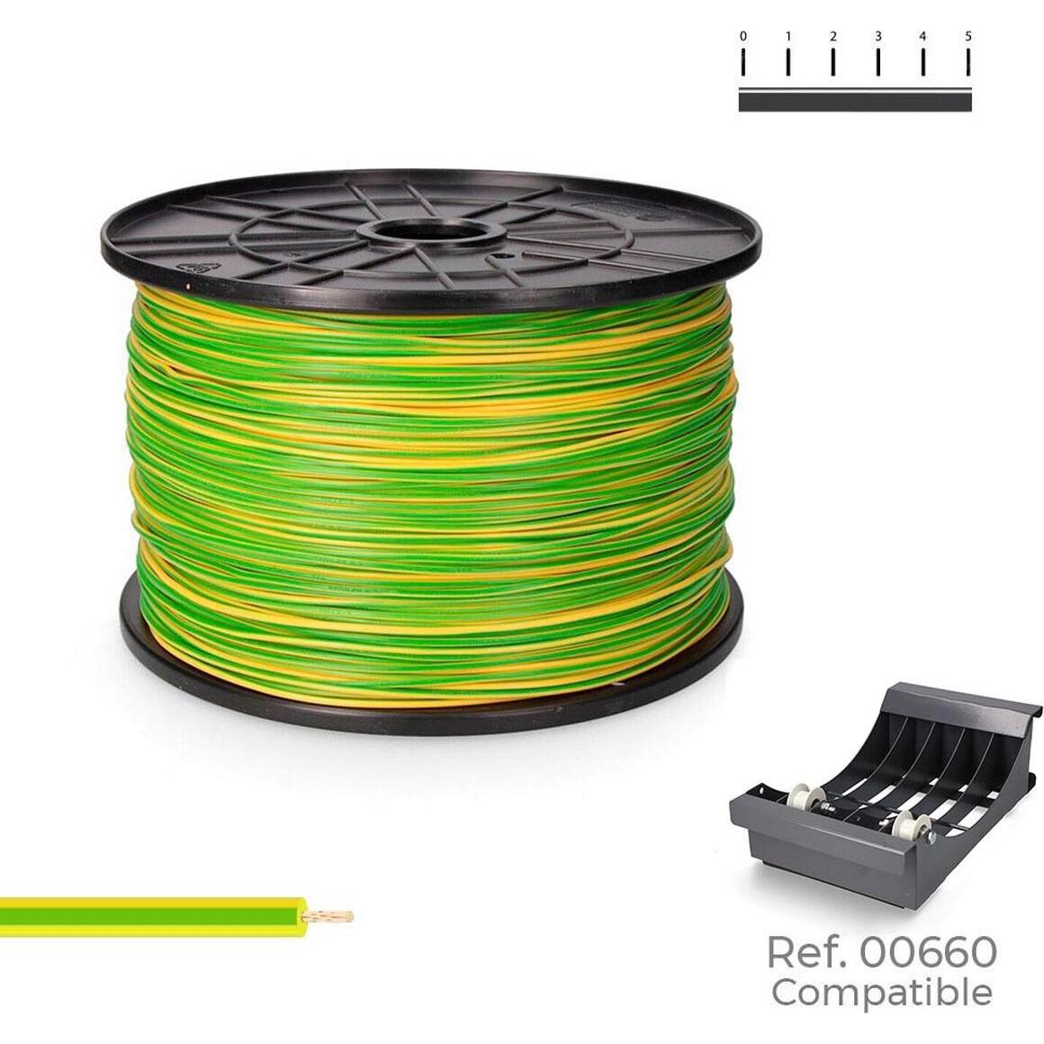 Sediles, Tubo + Canalina per cavi, Elektrische Einzelleitung Zweifarbig 400 M H07Z1-K Spule (400 m)