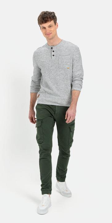 Produktbild Camel Active Strickpullover mit Henley-Kragen (XL)