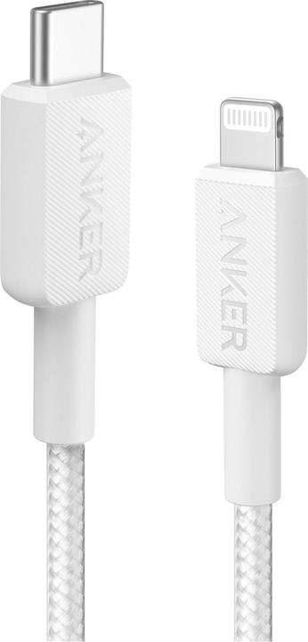 Immagine prodotto Anker Cavo 322 USB-C A Cavo Di Collegamento Trenzado 0,9m Blanco (0.90 m, USB 3.2 Gen 1)