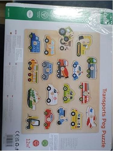 Immagine prodotto Spielba Veicoli di grandi dimensioni con maniglia (18 pezzi)