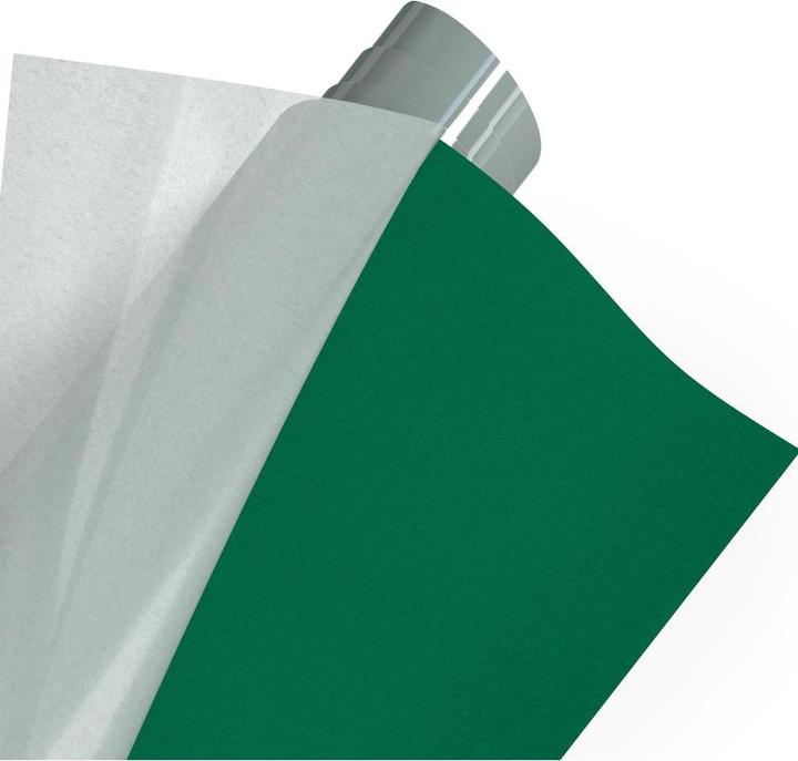 Produktbild Poli-tape Aufbügelfolie Tubitherm Flock, 30.5 x 61 cm, Grün matt