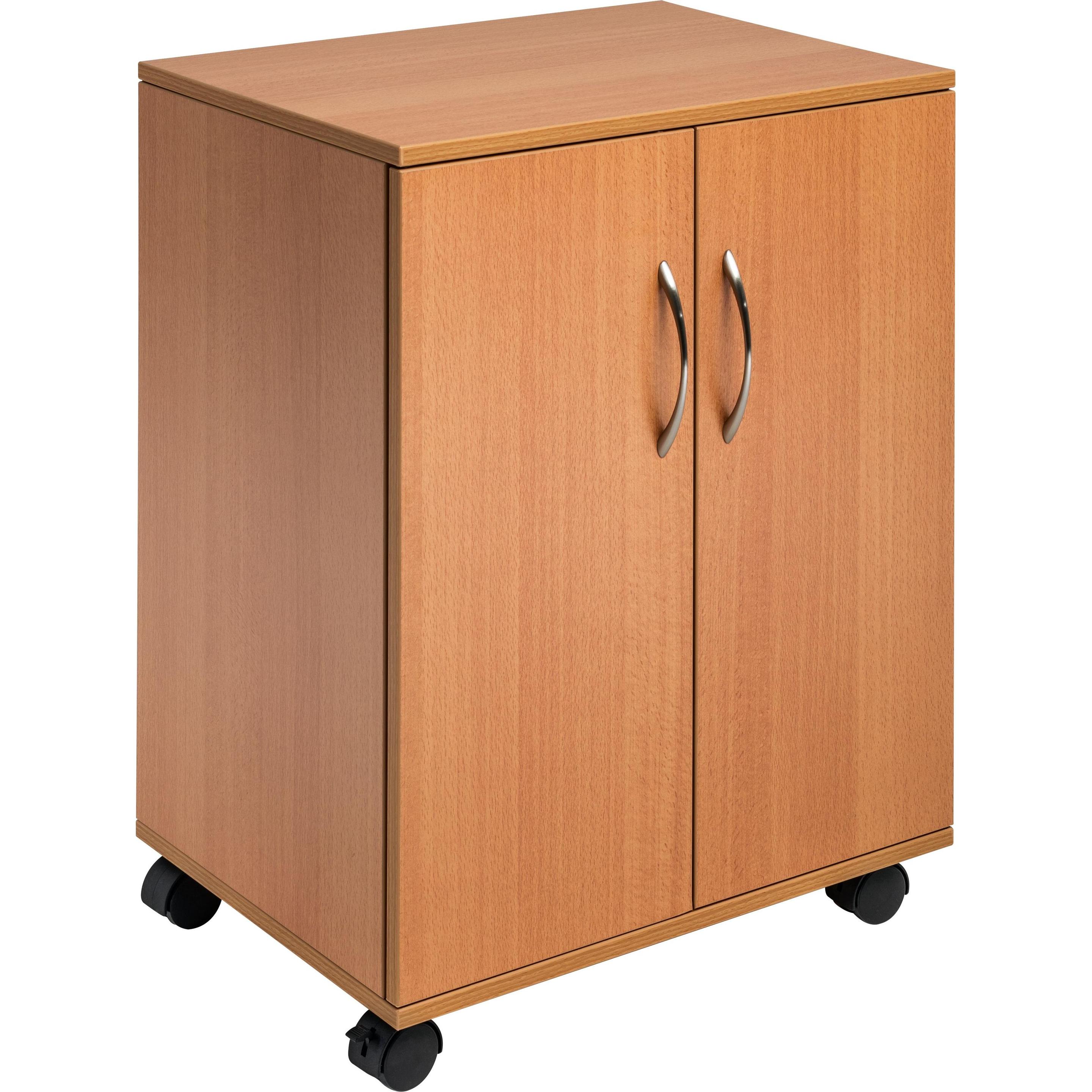 Durable, Rollcontainer, Multifunktionswagen 74/53 2 Türen, 2 Böden, Braun
