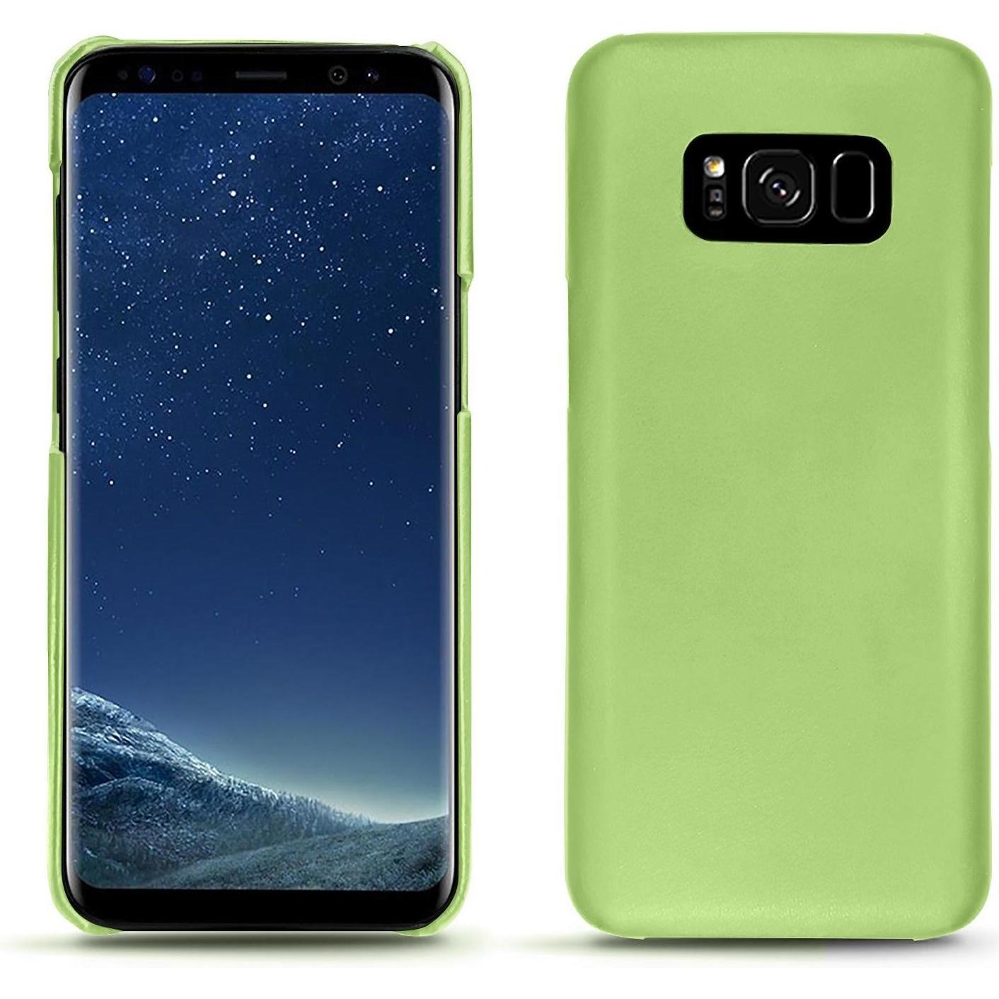 Noreve Lederschutzhülle (Samsung Galaxy S8+), Smartphone Hülle, Grün