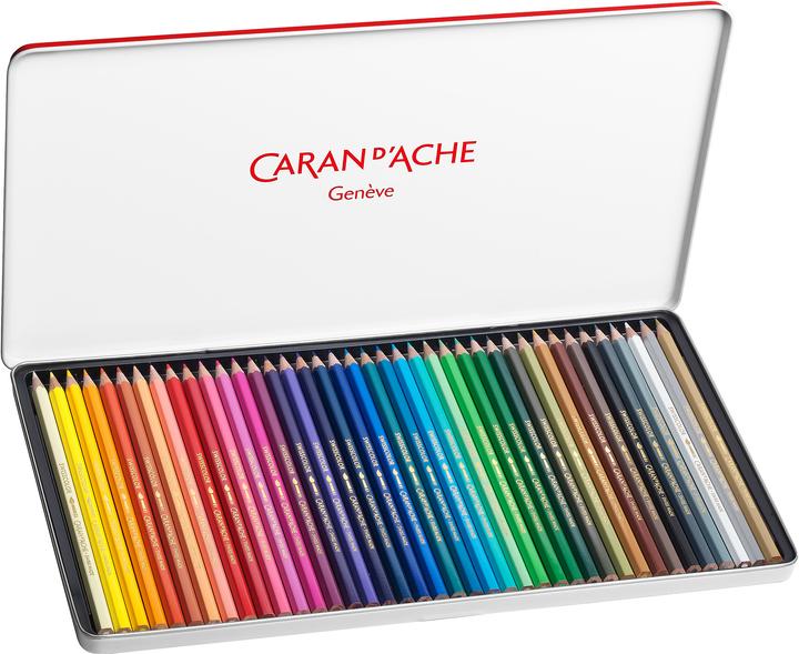 Immagine prodotto Caran d'Ache Matite colorate in metallo Swisscolor (Multicolore, 40 x)