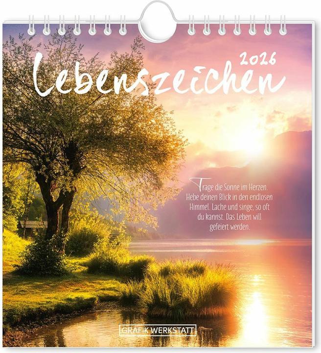 Actual product image Postkartenkalender 2026 Lebenszeichen