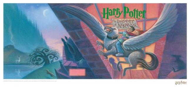 Productafbeelding Fanattik Harry Potter: Gevangene van Azkaban Boek Cover Illustratie (42 x 30 cm)