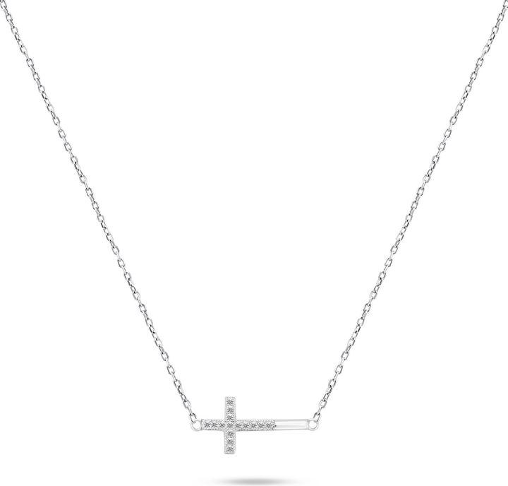 Image du produit Brilio Silver - Collier croisé intemporel NCL58W (Silver)