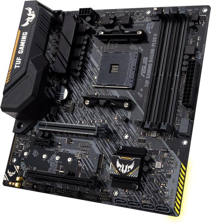 Actual product image ASUS TUF B450M-Plus II Gaming (AM4, AMD B450, mATX)