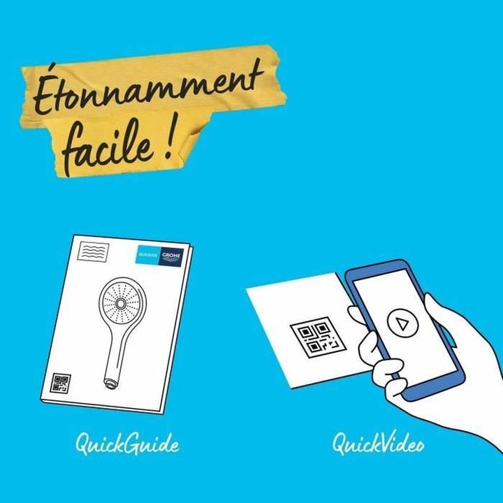 Produktbild Grohe VitalioFlex Metal Long-Life TwistStop (175 cm)