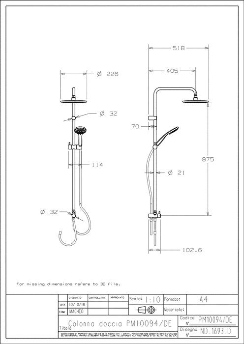 Image du produit Delphis Living Système de douche