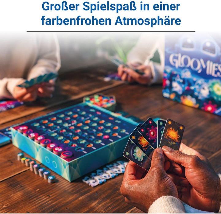 Image du produit Ravensburger 24616 - Gloomies - Jeu de stratégie simple pour familles, adultes et enfants - (Allemand, 2 - 4 Joueur)