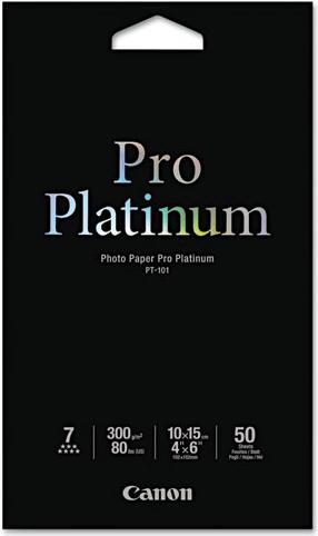 Image du produit Canon PT-101 Pro Platinum (300 g/m², 10 x 15 cm, 50 x)