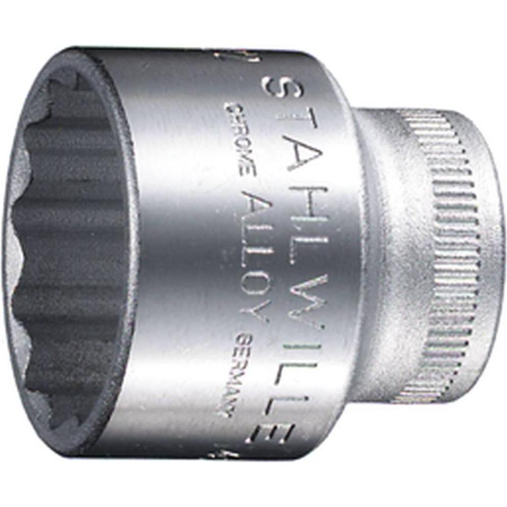 Stahlwille, Chiave a bussola + esagonale, Bussola biesagonale 3/8x3/8" (3/8")