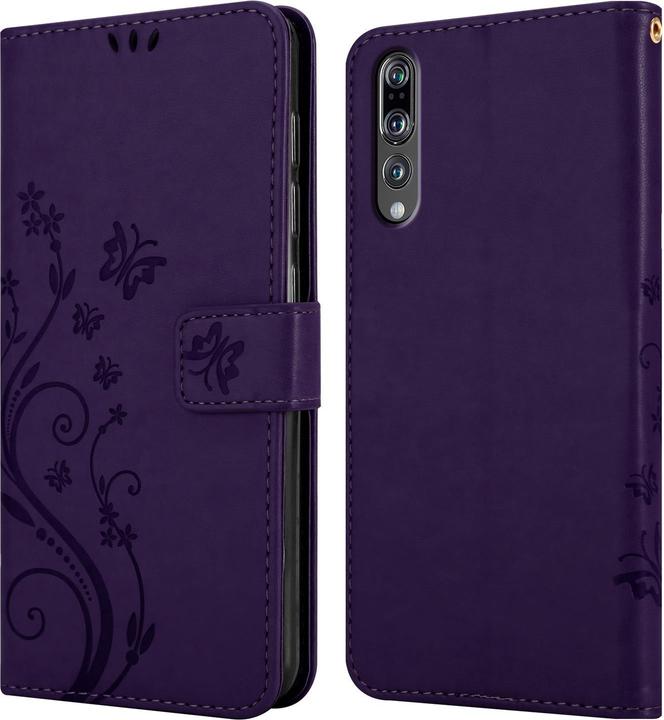 Immagine prodotto Cadorabo Copertina del libro a fiori (Huawei P20 Plus, Huawei P20 Pro)