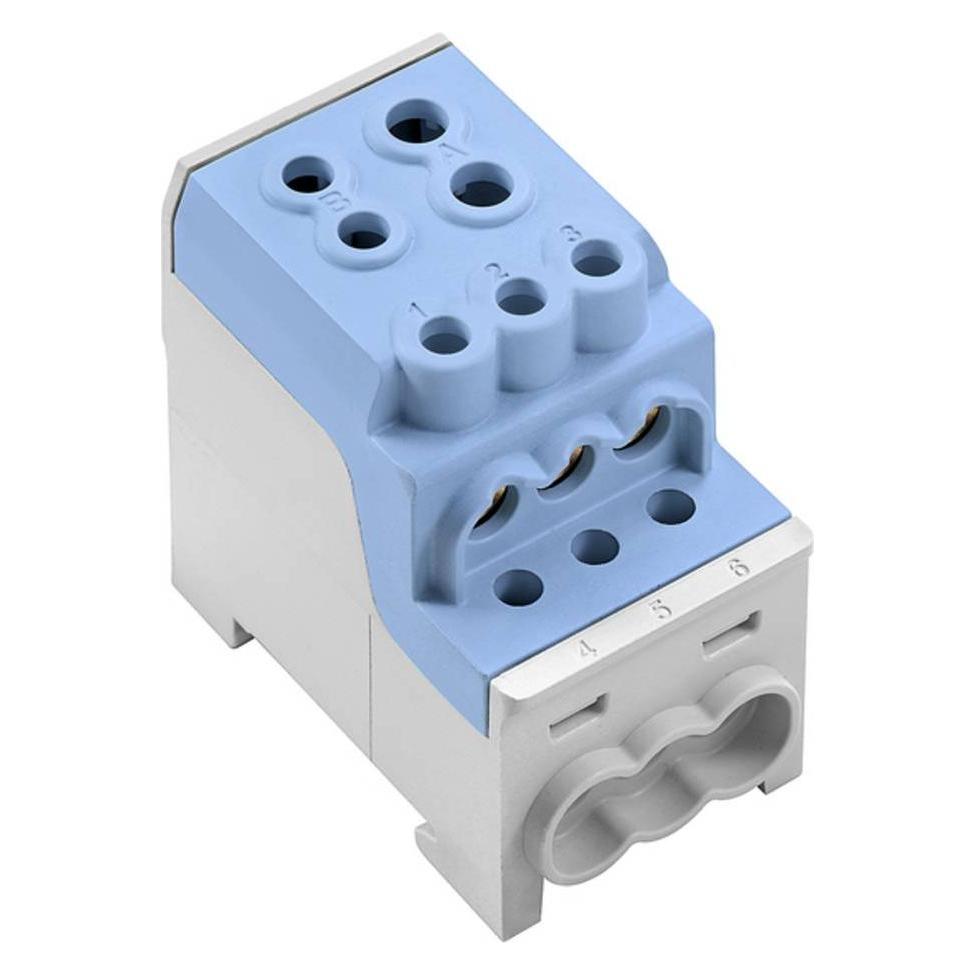 Weidmüller Blu Terminale Distributore Di Potenziale (Morsettiere), Accessori Di Elettronica + Alloggiamento,