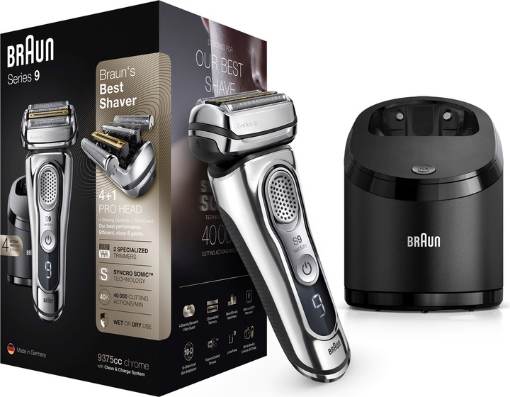Actual product image Braun Series 9 9375cc + Latest Generation Electric Shaver