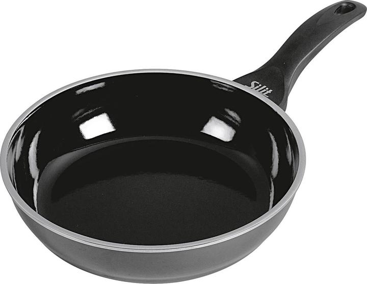 Productafbeelding Silit Koekenpan met antiaanbaklaag Hoog 24cm Professioneel Inductie Silargan (24 cm, Koekenpan, Roestvrij staal)