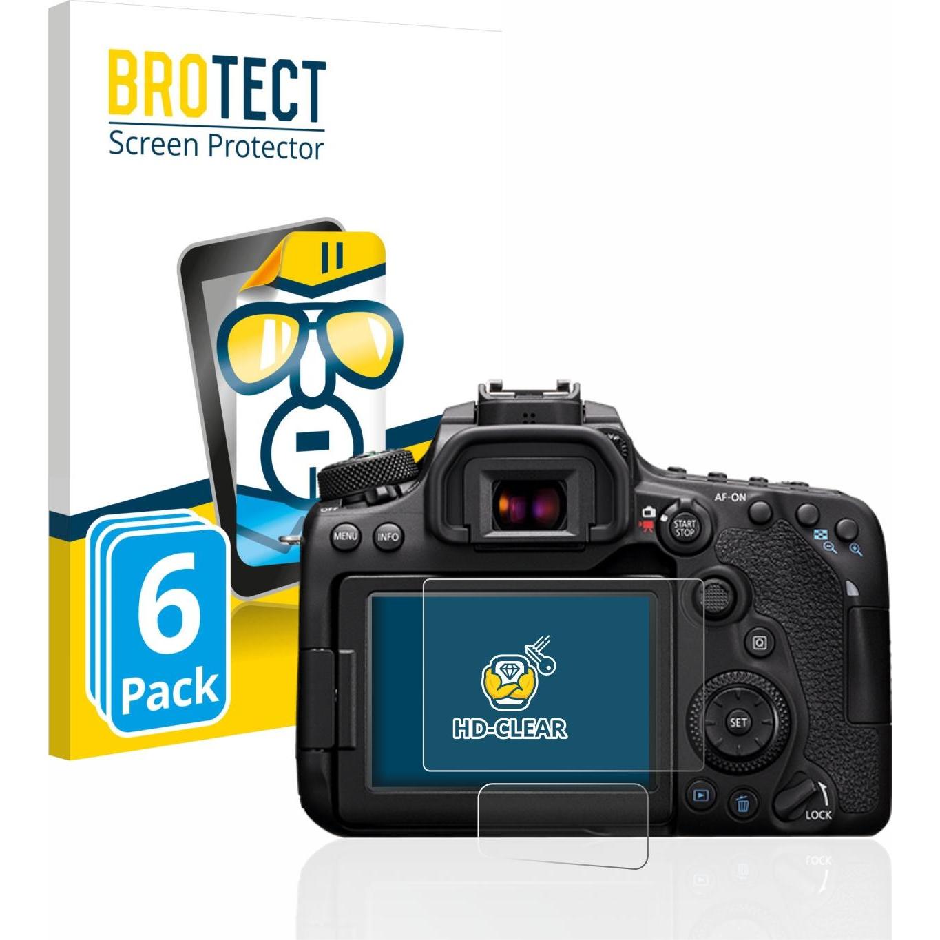 Thumbnail - BROTECT Schutzfolie Displayschutz Klar (Displayschutz, EOS 90D), Kameraschutz, Transparent