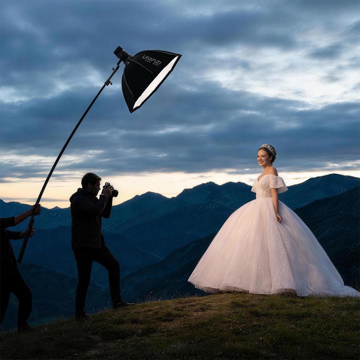 Actual product image Ulanzi Softbox Oktagonalny Grid 80cm Quick Release Na Bowens / Fold Qs80 (Folding reflector, Soft boxes, 80 cm)