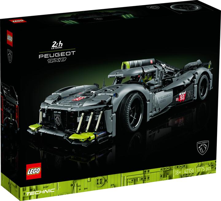Produktbild LEGO Peugeot 9X8 24H Le Mans Hybrid Hypercar (42156, LEGO Technic)