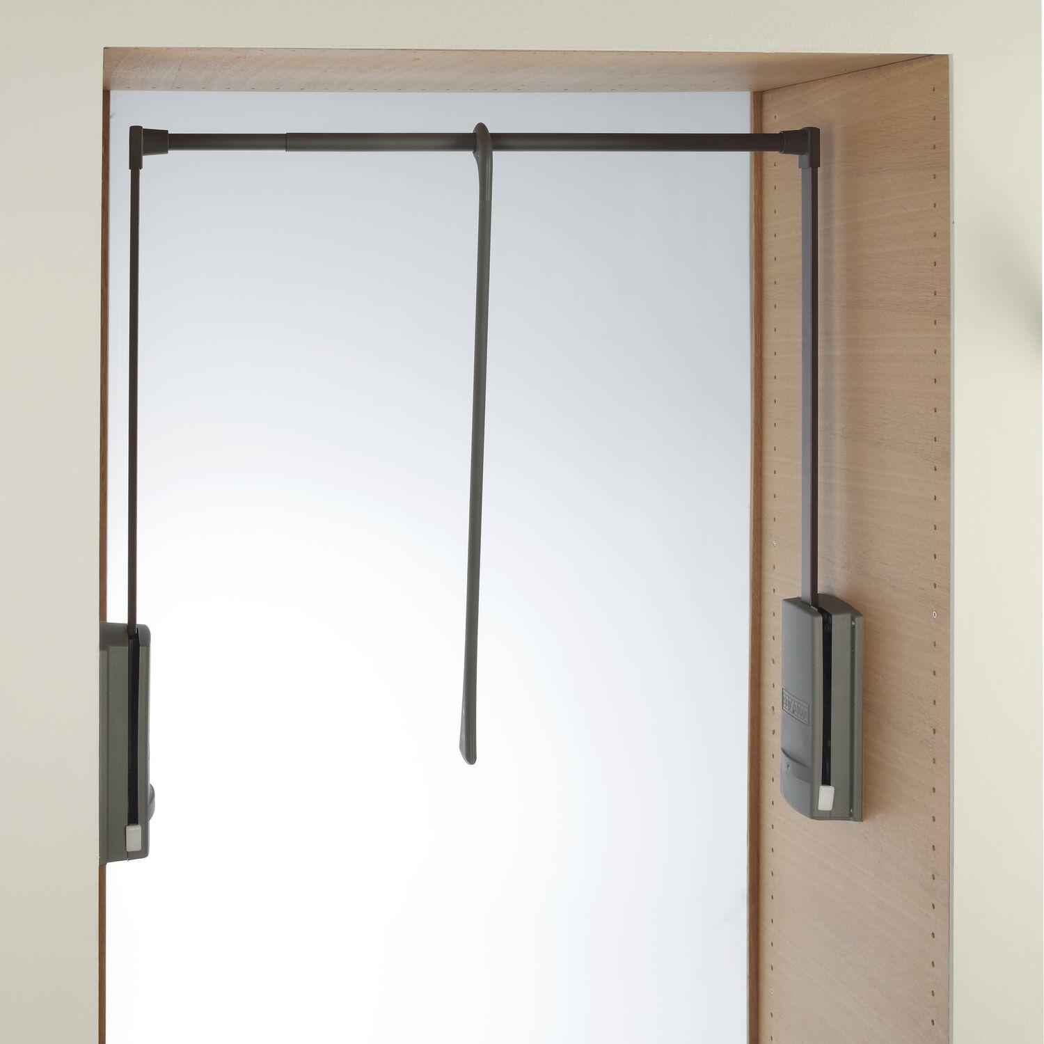 Servetto, Möbelausstattung, Kleiderlift Junior 600 - 1000 mm anthrazit/anthrazit (1 Stk.)