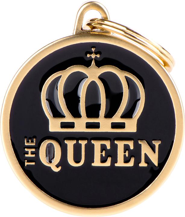 Myfamily MyFa tegn charm, the queen, L, sort