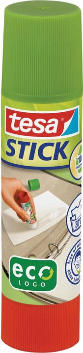 Actual product image tesa ecoLogo glue stick, odourless glue stick for paper / cardboard