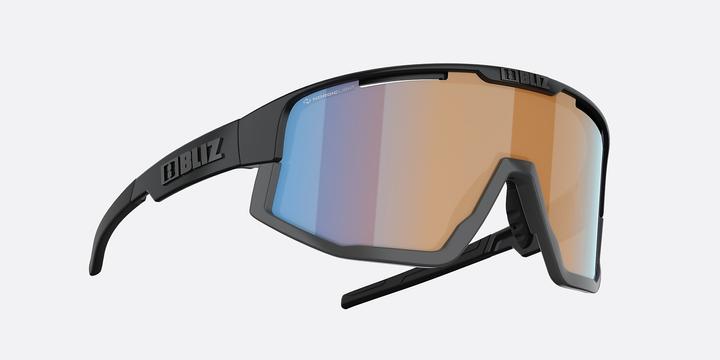 Produktbild Bliz Fusion Small (Matt Black, Nano Optics Nordic Ligh Coral - Orange w blue multi, Matt Schwarz, Nano Optics Nordic Ligh Coral - Orange w blue multi)