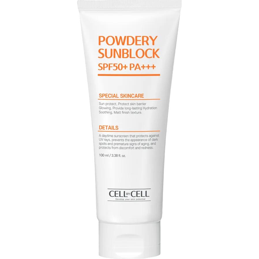Bioderma, Crema solare, Cell By Cell Powdery Sunblock Spf 50 100 Ml (Crema solare, SPF 50, 100 ml)