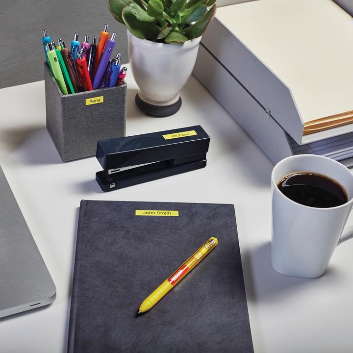 Actual product image Dymo juosta S0720730 (juoda ant geltonos) D1 tipo (0.90 cm, Yellow)