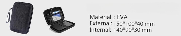 Immagine prodotto Only-Bags.Store Custodia per hard disk da 2,5 Custodia protettiva per HDD portatili per hard disk esterni