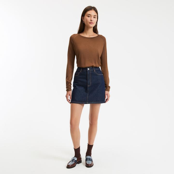 Produktbild La Redoute Collections Pullover mit Rundhalsausschnitt aus Feinstrick (XL)