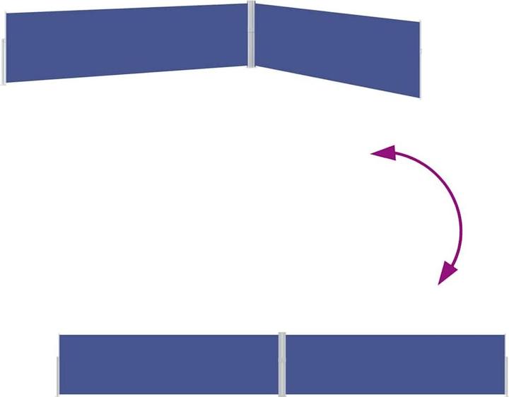 Produktbild vidaXL Seitenmarkise (12 m)