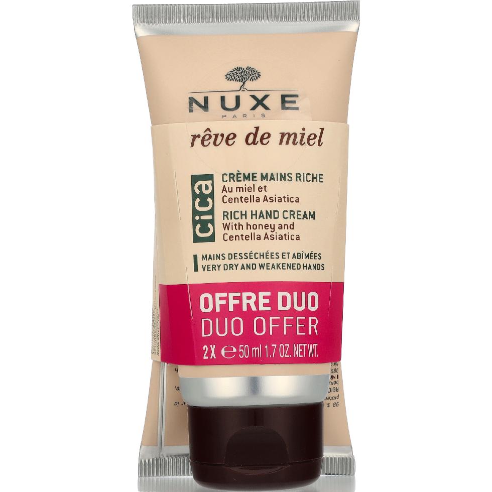 Nuxe, Set regalo bellezza, - Set of hand creams RÃªve De Miel Cica (Rich Hand Cream) 2 x 50 ml