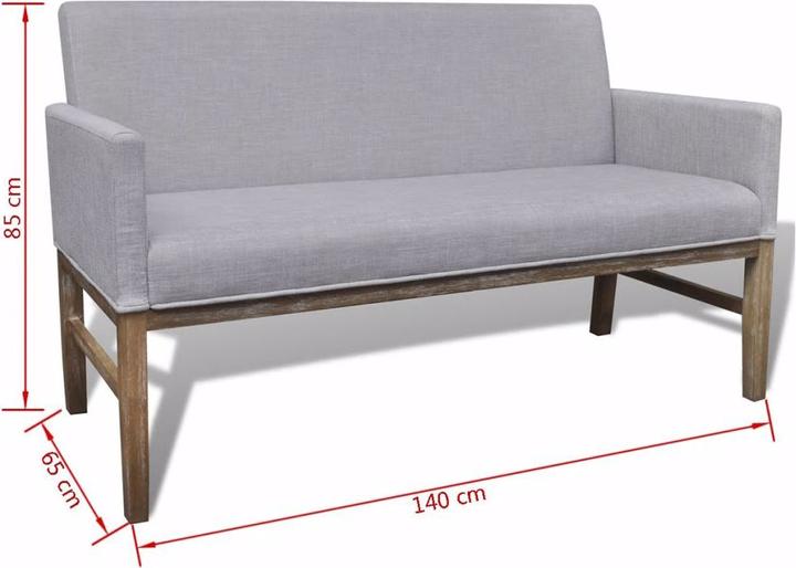 Image du produit vidaXL Sofabank (140 cm)