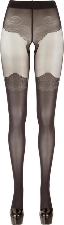Productafbeelding Cottelli Collection Strumpfhose im Overknee-Look (M)