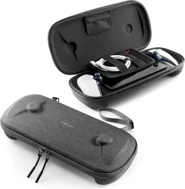 Spigen - Klasden Pouch - Sony Playstation Portal Remote, for Accessories - Charcoal Grey