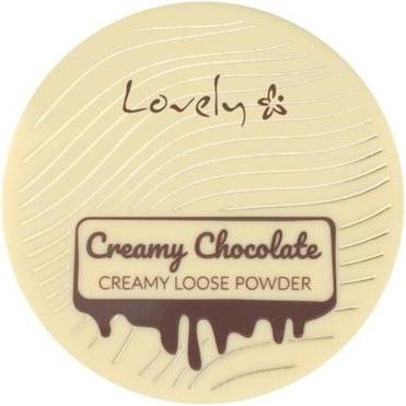 Produktbild Lovely Creamy Chocolate Loose Powder Chocolate. Matte Bronzing Powder For Face And Body With Cocoa